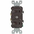 Gorgeousglow Switch Double 1P Brown S00-05224-02S GO109912